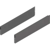 MERIVOBOX BOXCAP, dł.=500 mm, P + L, wysokość E, antracyt mat - ZL4.500S.E