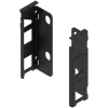 Uchwyt drewnianej ścianki tylnej LEGRABOX wys. M (106mm), P + L - ZB7M000S Czarny Mat
