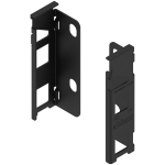 Uchwyt drewnianej ścianki tylnej LEGRABOX wys. M (106mm), P + L - ZB7M000S Czarny Mat