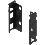 Uchwyt drewnianej ścianki tylnej LEGRABOX wys. M (106mm), P + L - ZB7M000S Czarny Mat