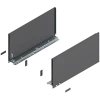 Bok szuflady LEGRABOX 770F4502S, wysokość F (241mm) L+P, Antracyt mat