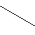 Reling poprzeczny LEGRABOX długość=1080 mm - ZR7.1080U