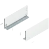Bok szuflady LEGRABOX 770C4502S, wysokość C (177mm), P + L, jedwabiście biały mat