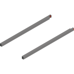 Reling podłużny MERIVOBOX długość=450 mm - ZR4.450RS.E