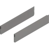 MERIVOBOX BOXCAP, dł.=500 mm, wysokość E, L+ P, szary indium mat - ZL4.600S.E 