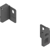 Uchwyt drewnianej ścianki tylnej MERIVOBOX wys. N (82,5 mm) ZB4N000S, L + P - antracyt mat