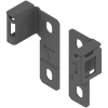 MERIVOBOX uchwyt relingu (tylny),  uniwersalnie mocowany, nieregulowany reling, na wkręty, P + L - antracyt mat