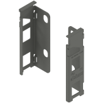 Uchwyt drewnianej ścianki tylnej LEGRABOX wys. M (106mm), ZB7M000S, P + L -  antracyt mat