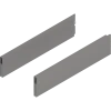 MERIVOBOX BOXCAP, dł.=450 mm, wysokość E, szary indium mat - ZL4.450S.E