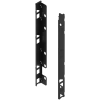 ZB7F000S HO-RW MP CS-M Uchwyt drewnianej ścianki tylnej LEGRABOX, wys. F (257 mm),prawy+lewy+czarny carbon mat*P/U: 25