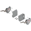 Zestaw siłowników AVENTOS HK-S 20K2C00T06 TIP-ON jasnoszary