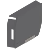 20K8A21.21ABD R+ZT40TGIG AVENTOS HK-S do małych frontów uchylnych, zaślepka, z zamontowaną małą zaślepką, prawa+ciemnoszary/inox*P/U: 40