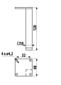 nozka-ns45-czarny-strukturalny-120mm.jpg