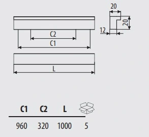 GAMET-Uchwyt-UD34-960-D80-Drewno-dab-FSC-100-Kod-producenta-UD34-960-D80.webp