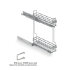 INOXA CARGO MINI UNICA CR 20 P.W. BLUM K-10S03/20-45PCRSGK