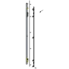 801T2400.L3ST L ZN REVEGO uno, Listwa synchronizacyjna zawiasów Zestaw, do Wysokość kieszeni 2407–2556 mm, l.+cynkowana*P/U: 1