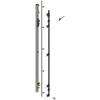 801T2100.L3 REVEGO uno,V1, Listwa synchronizacyjna zawiasów Zestaw, do Wysokość kieszeni 2107–2256 mm, l.+cynkowana*P/U: 1