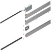 801P800E.L3 REVEGO uno, V1, Prowadnica kieszeniowa Zestaw, dł.=800 mm, l.+Aluminium*P/U: 1