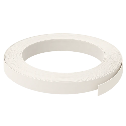 Kremowobiała supermatowa taśma ABS w zwoju.png
